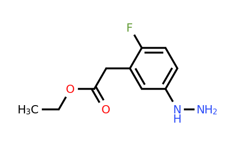 1804195-27-4 | Ethyl 2-fluoro-5-hydrazinylphenylacetate