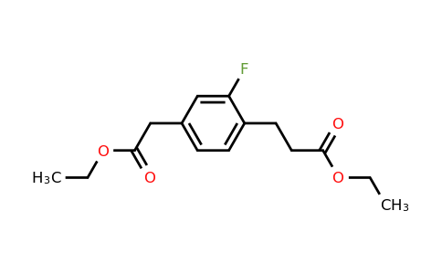 1804195-31-0 | Ethyl 4-(3-ethoxy-3-oxopropyl)-3-fluorophenylacetate
