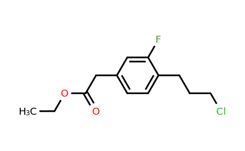 1804195-34-3 | Ethyl 4-(3-chloropropyl)-3-fluorophenylacetate