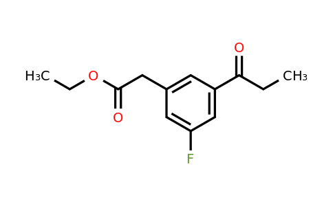 1804195-39-8 | Ethyl 3-fluoro-5-propionylphenylacetate