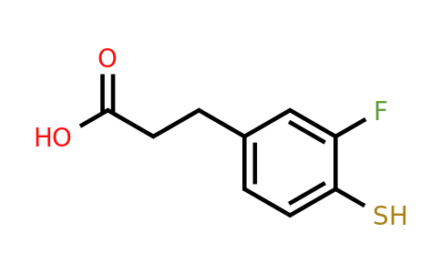 1804195-48-9 | 3-Fluoro-4-mercaptophenylpropanoic acid
