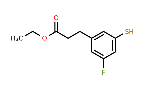 1804195-52-5 | Ethyl 3-fluoro-5-mercaptophenylpropanoate