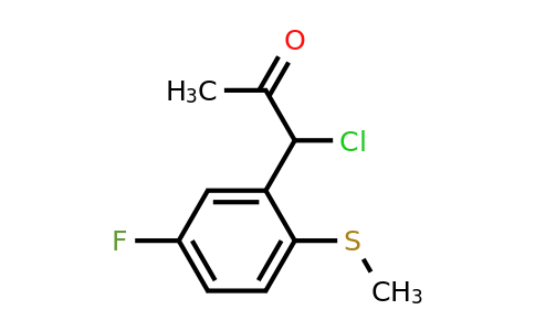 1804196-71-1 | 1-Chloro-1-(5-fluoro-2-(methylthio)phenyl)propan-2-one