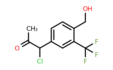 1804196-88-0 | 4-(1-Chloro-2-oxopropyl)-2-(trifluoromethyl)benzylalcohol
