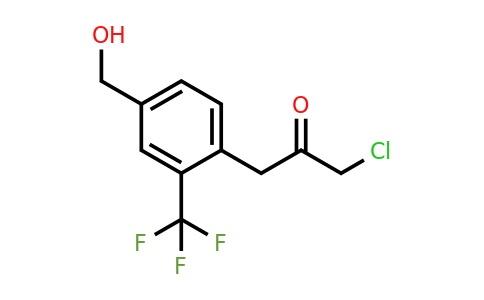 1804197-10-1 | 4-(3-Chloro-2-oxopropyl)-3-(trifluoromethyl)benzylalcohol