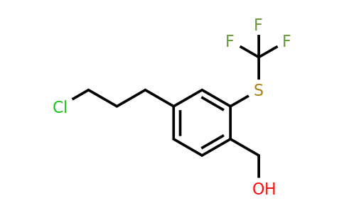 1804197-52-1 | 4-(3-Chloropropyl)-2-(trifluoromethylthio)benzyl alcohol