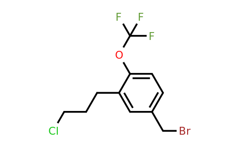 1804197-73-6 | 3-(3-Chloropropyl)-4-(trifluoromethoxy)benzylbromide