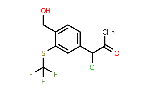 1804197-76-9 | 4-(1-Chloro-2-oxopropyl)-2-(trifluoromethylthio)benzylalcohol