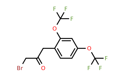 1804199-44-7 | 1-(2,4-Bis(trifluoromethoxy)phenyl)-3-bromopropan-2-one
