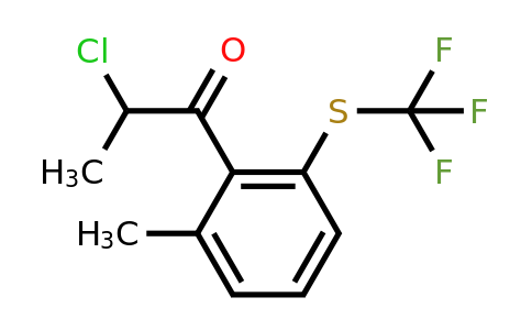1804199-58-3 | 2-(2-Chloropropanoyl)-3-(trifluoromethylthio)toluene