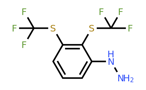 1804199-73-2 | (2,3-Bis(trifluoromethylthio)phenyl)hydrazine