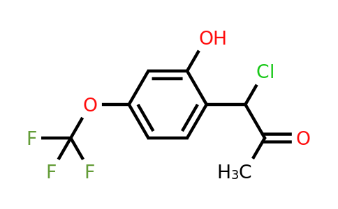 1804201-40-8 | 2-(1-Chloro-2-oxopropyl)-5-(trifluoromethoxy)phenol