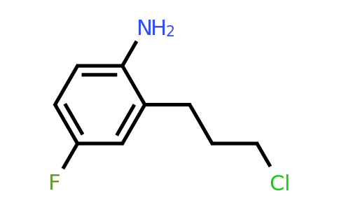 1804201-55-5 | 2-(3-Chloropropyl)-4-fluoroaniline