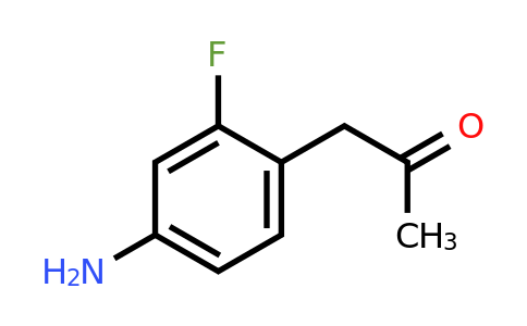 1804202-30-9 | 1-(4-Amino-2-fluorophenyl)propan-2-one