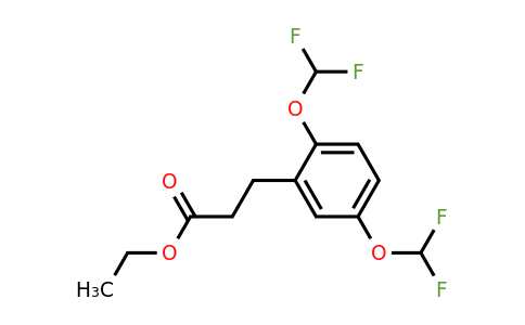 1804203-24-4 | Ethyl (2,5-bis(difluoromethoxy)phenyl)propanoate