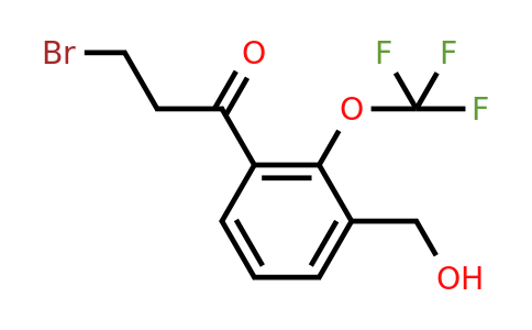 1804203-71-1 | 3-(3-Bromopropanoyl)-2-(trifluoromethoxy)benzylalcohol