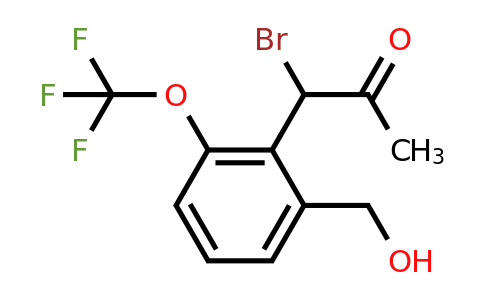 1804204-01-0 | 2-(1-Bromo-2-oxopropyl)-3-(trifluoromethoxy)benzylalcohol
