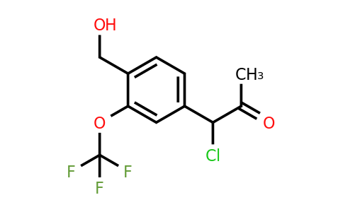 1804204-17-8 | 4-(1-Chloro-2-oxopropyl)-2-(trifluoromethoxy)benzylalcohol