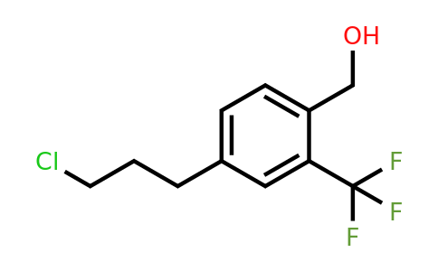 1804204-57-6 | 4-(3-Chloropropyl)-2-(trifluoromethyl)benzylalcohol