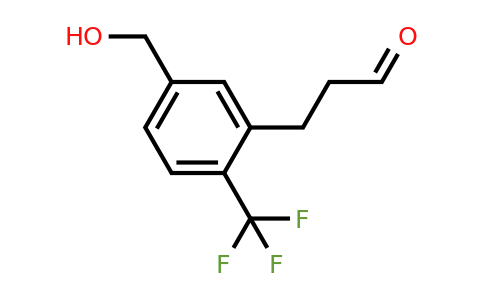 1804204-71-4 | 3-(3-Oxopropyl)-4-(trifluoromethyl)benzylalcohol