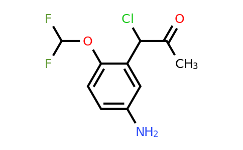 1804205-80-8 | 1-(5-Amino-2-(difluoromethoxy)phenyl)-1-chloropropan-2-one