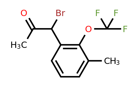 1804205-83-1 | 3-(1-Bromo-2-oxopropyl)-2-(trifluoromethoxy)toluene