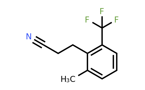 1804205-98-8 | 3-(2-Methyl-6-(trifluoromethyl)phenyl)propanenitrile