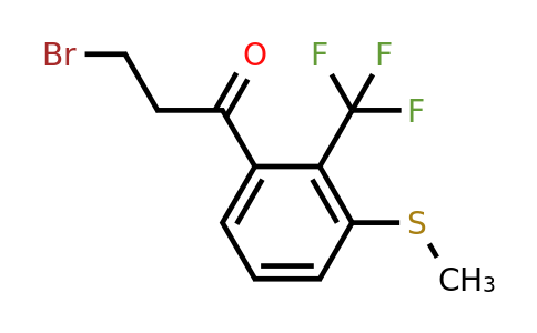 1804205-99-9 | 3-Bromo-1-(3-(methylthio)-2-(trifluoromethyl)phenyl)propan-1-one