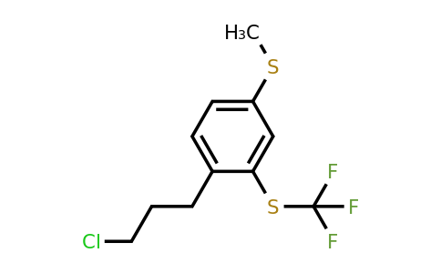 1804206-09-4 | 4-(3-Chloropropyl)-3-(trifluoromethylthio)thianisole