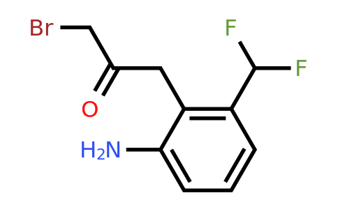 1804206-32-3 | 1-(2-Amino-6-(difluoromethyl)phenyl)-3-bromopropan-2-one
