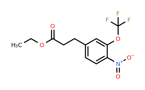 1804207-61-1 | Ethyl 3-(4-nitro-3-(trifluoromethoxy)phenyl)propanoate