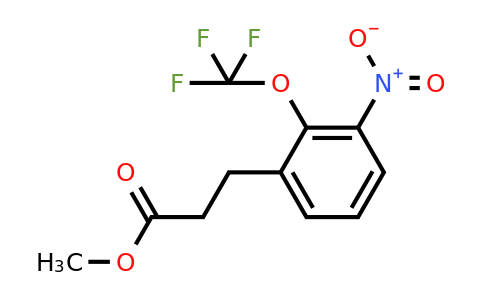 1804207-65-5 | Methyl 3-(3-nitro-2-(trifluoromethoxy)phenyl)propanoate