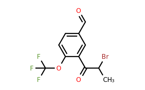 1804207-93-9 | 3-(2-Bromopropanoyl)-4-(trifluoromethoxy)benzaldehyde
