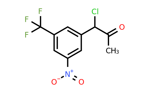 1804208-04-5 | 1-Chloro-1-(3-nitro-5-(trifluoromethyl)phenyl)propan-2-one