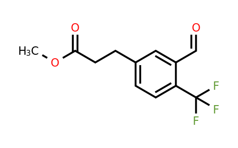 1804208-15-8 | Methyl 3-(3-formyl-4-(trifluoromethyl)phenyl)propanoate