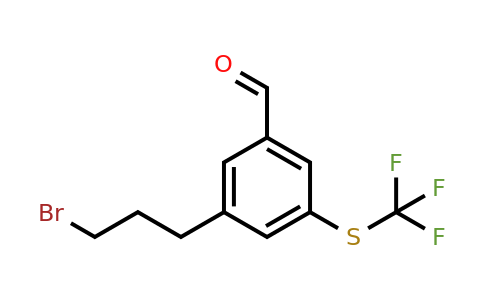 1804208-97-6 | 3-(3-Bromopropyl)-5-(trifluoromethylthio)benzaldehyde