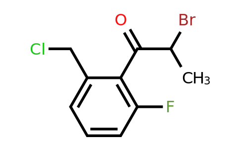 1804209-73-1 | 2-Bromo-1-(2-(chloromethyl)-6-fluorophenyl)propan-1-one