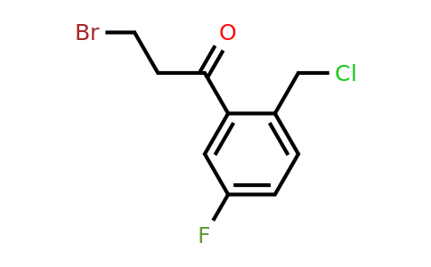 1804209-83-3 | 3-Bromo-1-(2-(chloromethyl)-5-fluorophenyl)propan-1-one