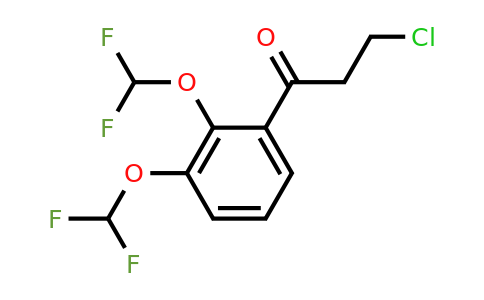 1804211-79-7 | 1-(2,3-Bis(difluoromethoxy)phenyl)-3-chloropropan-1-one
