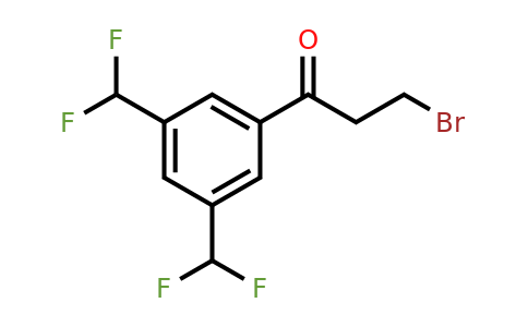 1804212-39-2 | 1-(3,5-Bis(difluoromethyl)phenyl)-3-bromopropan-1-one