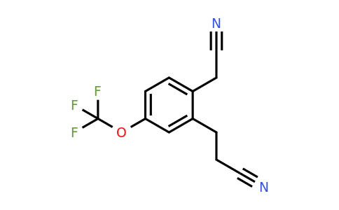1804213-76-0 | 2-(2-Cyanoethyl)-4-(trifluoromethoxy)phenylacetonitrile