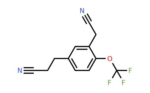 1804213-82-8 | 5-(2-Cyanoethyl)-2-(trifluoromethoxy)phenylacetonitrile
