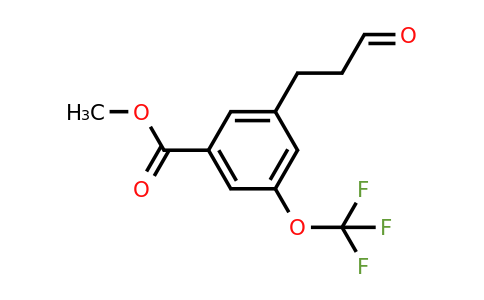 1804214-18-3 | Methyl 3-(3-oxopropyl)-5-(trifluoromethoxy)benzoate