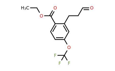 1804214-41-2 | Ethyl 2-(3-oxopropyl)-4-(trifluoromethoxy)benzoate