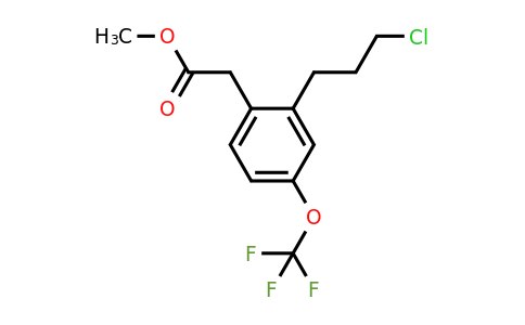 1804215-44-8 | Methyl 2-(3-chloropropyl)-4-(trifluoromethoxy)phenylacetate