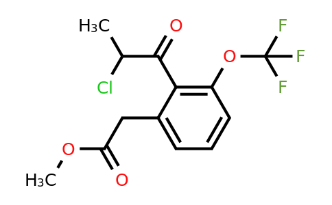 1804215-68-6 | Methyl 2-(2-chloropropanoyl)-3-(trifluoromethoxy)phenylacetate