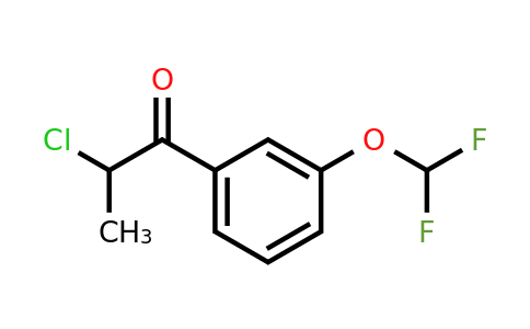 1804215-80-2 | 2-Chloro-1-(3-(difluoromethoxy)phenyl)propan-1-one