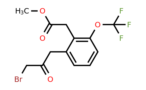 1804215-89-1 | Methyl 2-(3-bromo-2-oxopropyl)-6-(trifluoromethoxy)phenylacetate