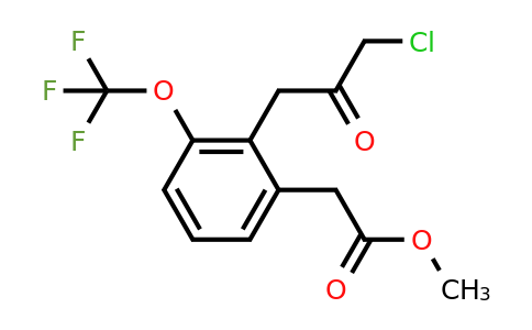 1804215-98-2 | Methyl 2-(3-chloro-2-oxopropyl)-3-(trifluoromethoxy)phenylacetate