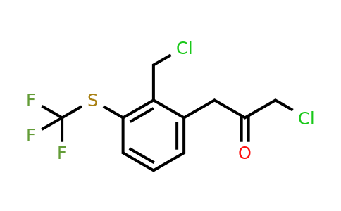 1804216-43-0 | 1-Chloro-3-(2-(chloromethyl)-3-(trifluoromethylthio)phenyl)propan-2-one
